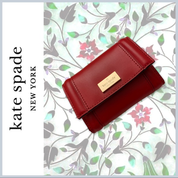 kate spade Accessories - Kate ♠️ Spade Soft Leather ID Wallet EUC